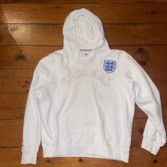 England National Football Team White Hoodie - Picture 8 of 10